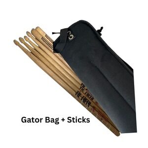 Vic Firth Innovative Percussion CL-1 Christopher Lamb Drumsticks with Gator Bag
